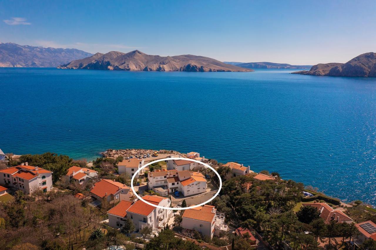 Apartments Kricin 14 Baška Exteriör bild
