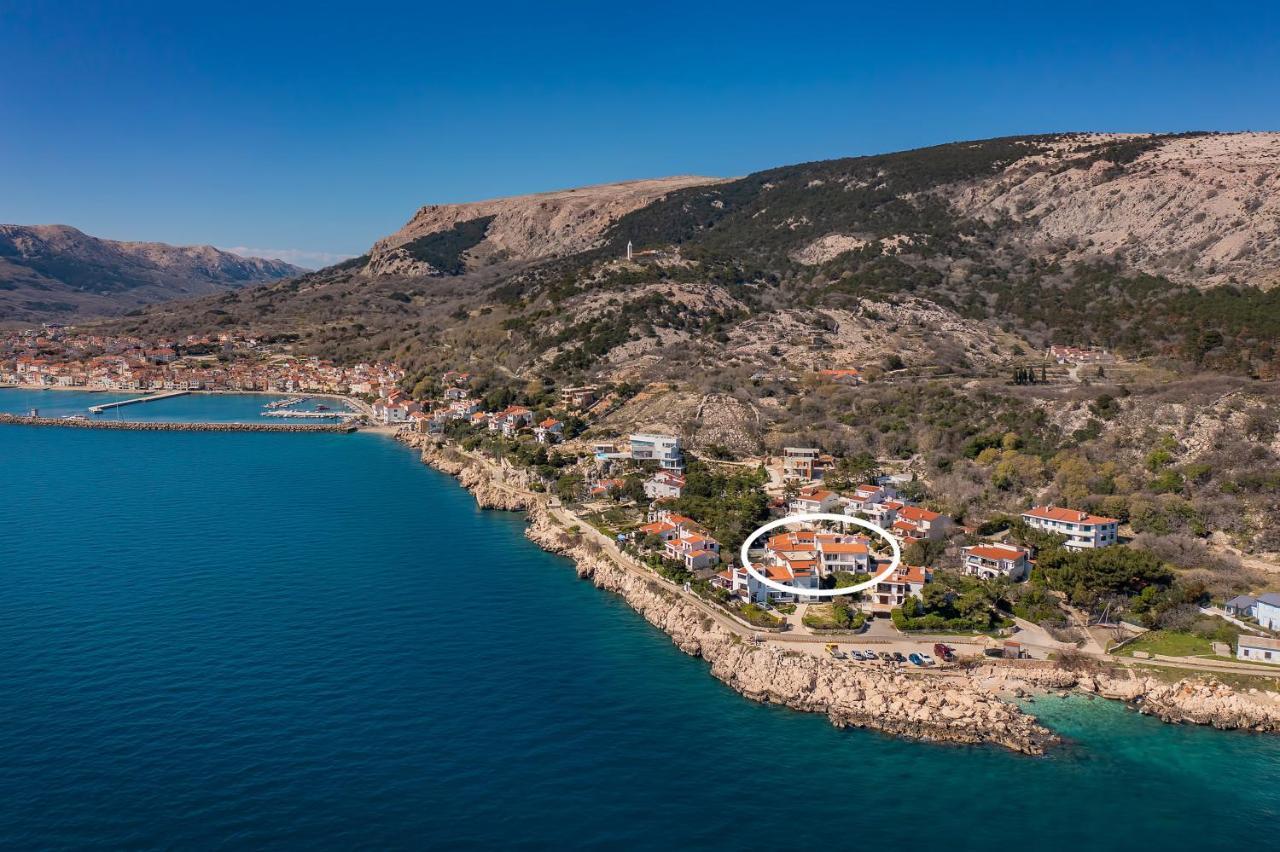 Apartments Kricin 14 Baška Exteriör bild